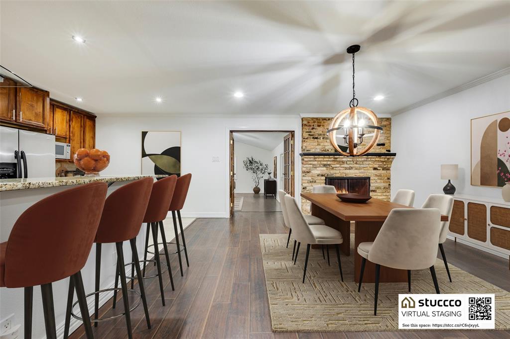 Another view of the dining area