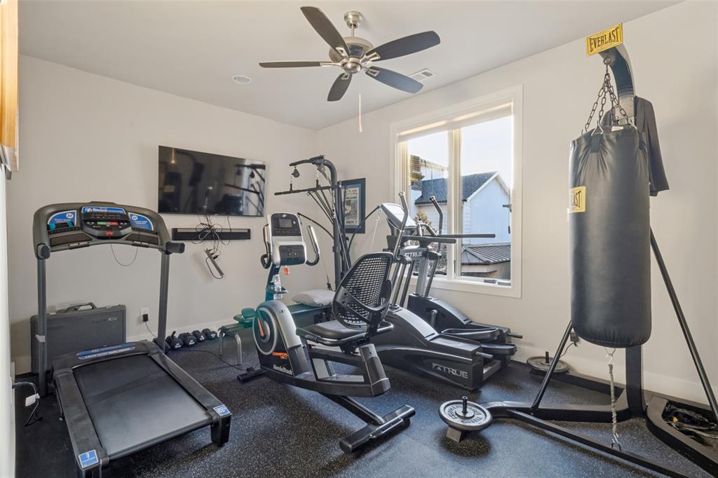 Secondary Bedroom or Exercise Room