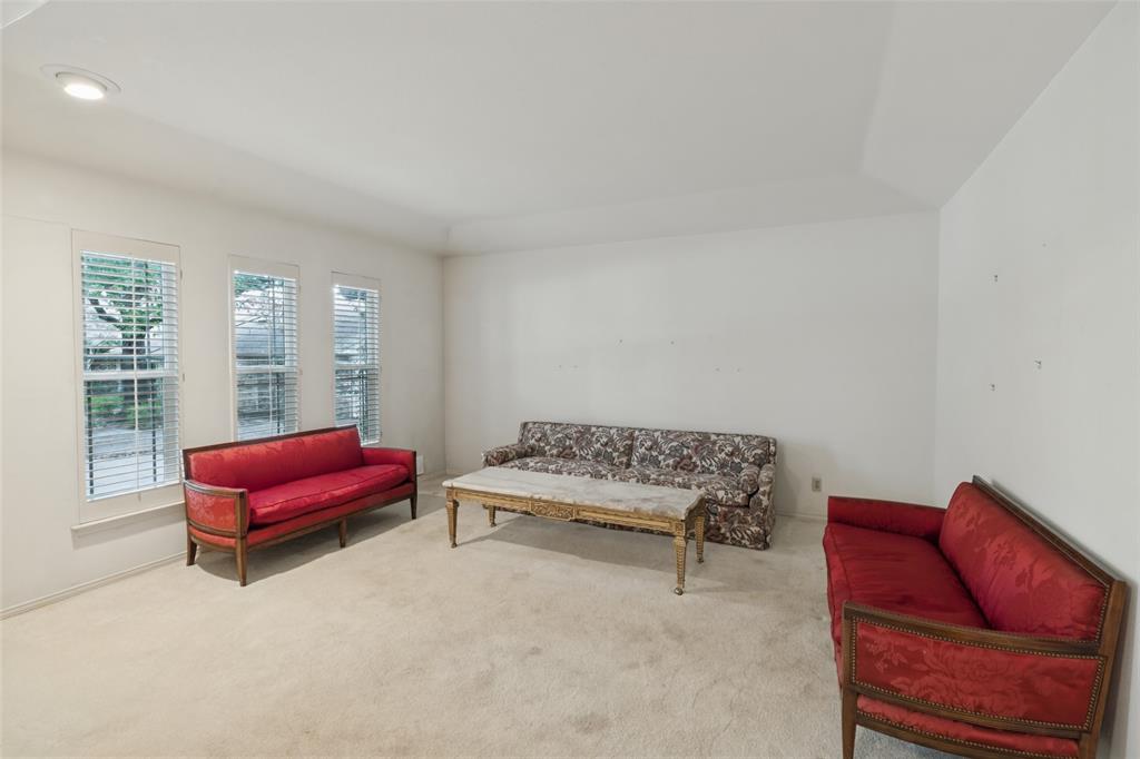 Split living room that could make a great office