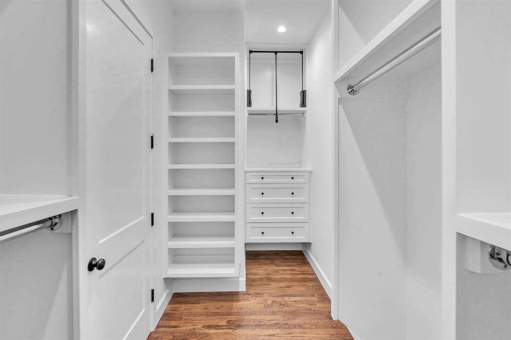 Primary closet