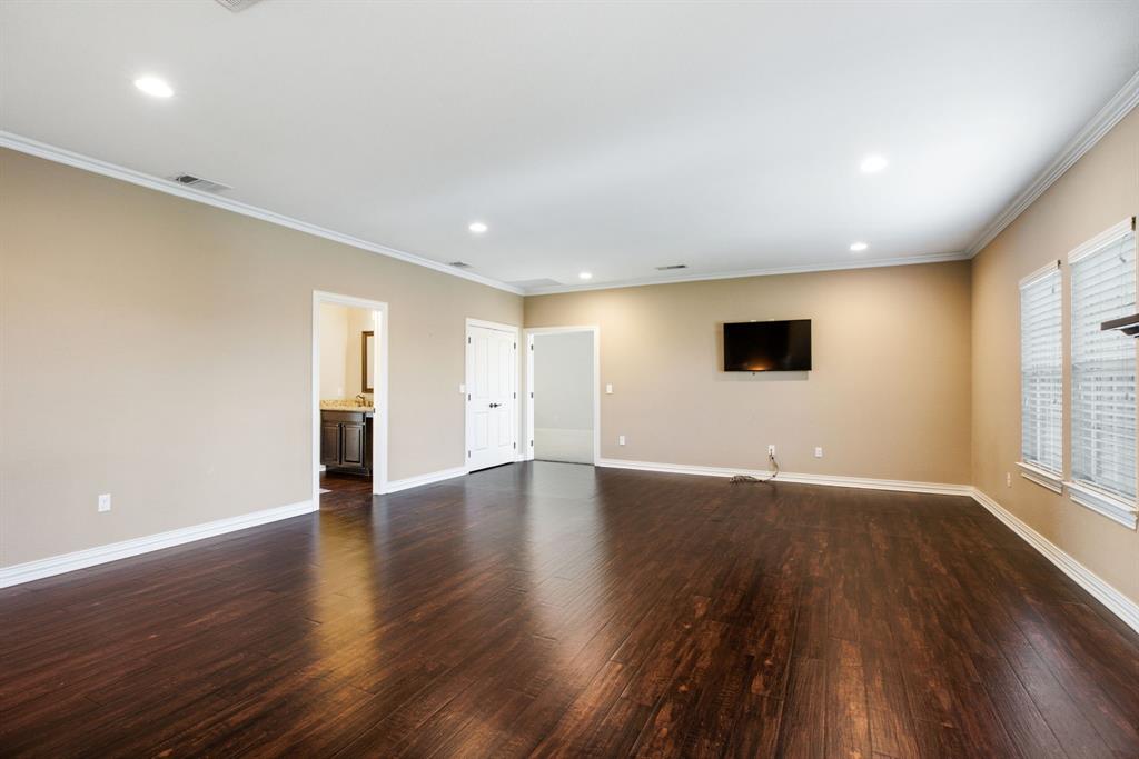 Step up to the second level and find an oversized second living space.