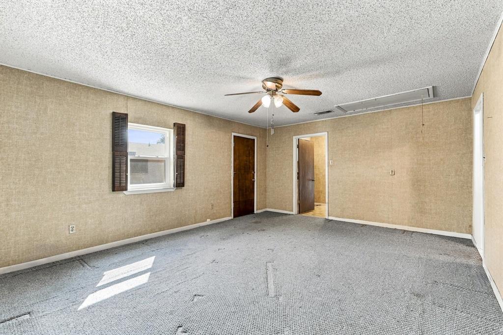 Bedroom or flex/bonus room. Door provides access to the back yard.
