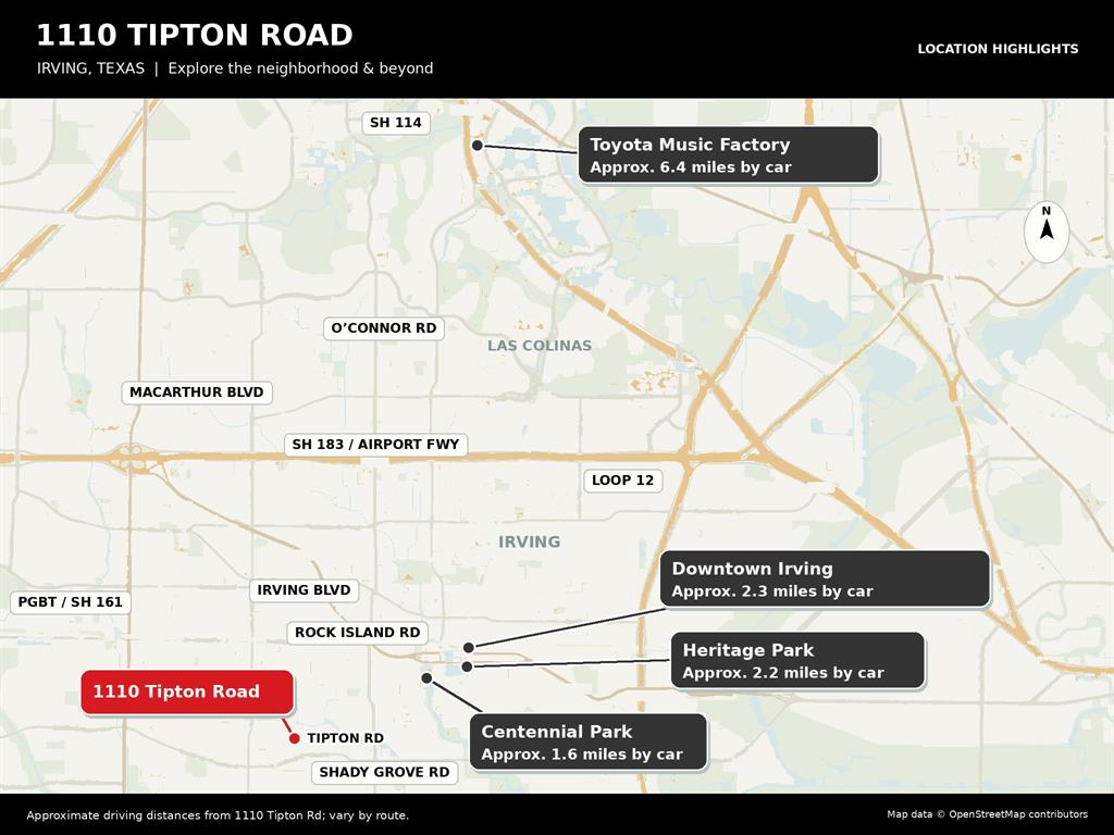 1110 Tipton Road, Irving, TX 75060