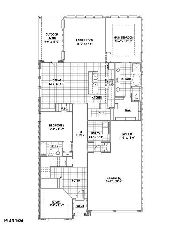 1st level floor plan