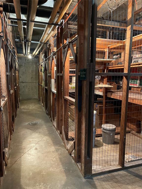 additional storage in basement assigned