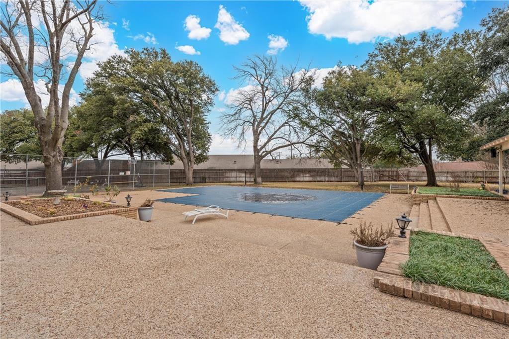 covered swimming pool