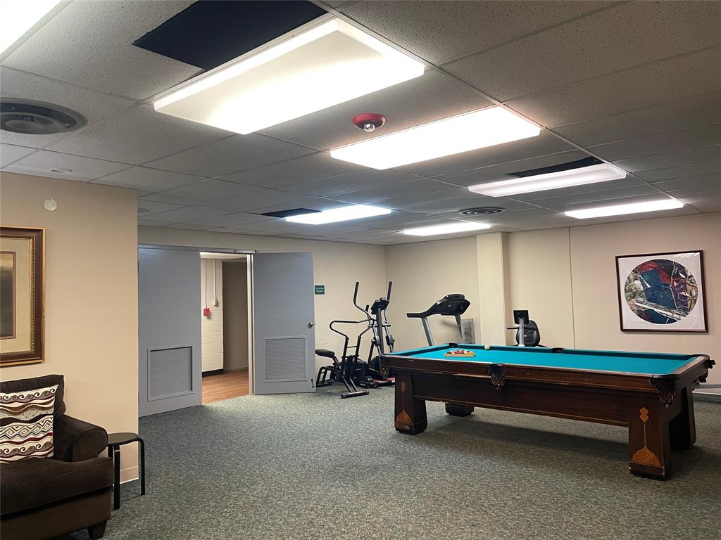 Game Room in basement