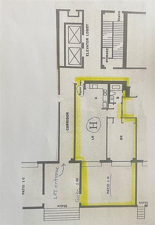 Floor Plan  Unit 1H
