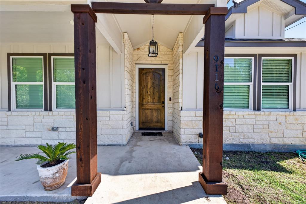 Covered front porch