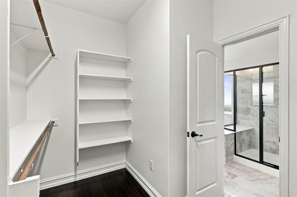 Primary closet
