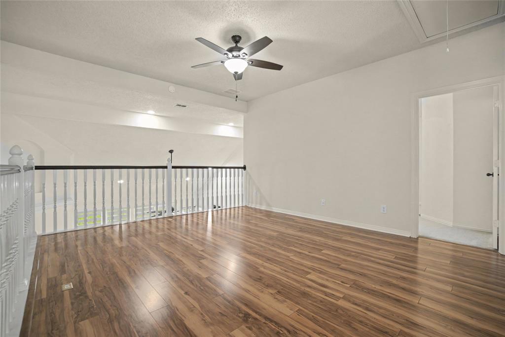 Upstairs Living with overlooks to the downstairs!