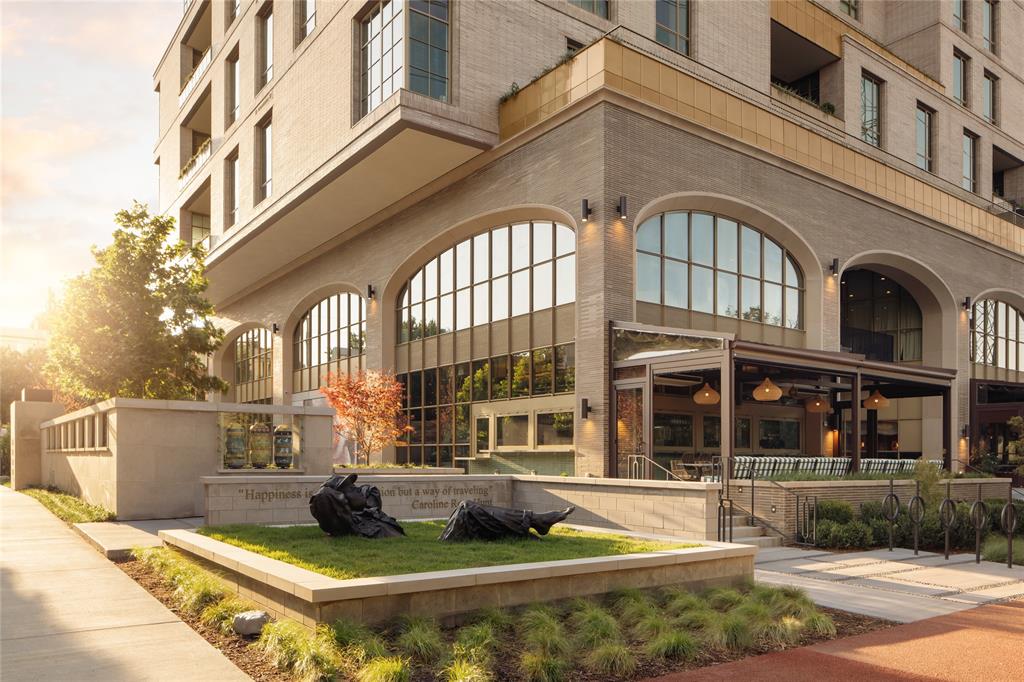 View of building exterior from the Katy trail