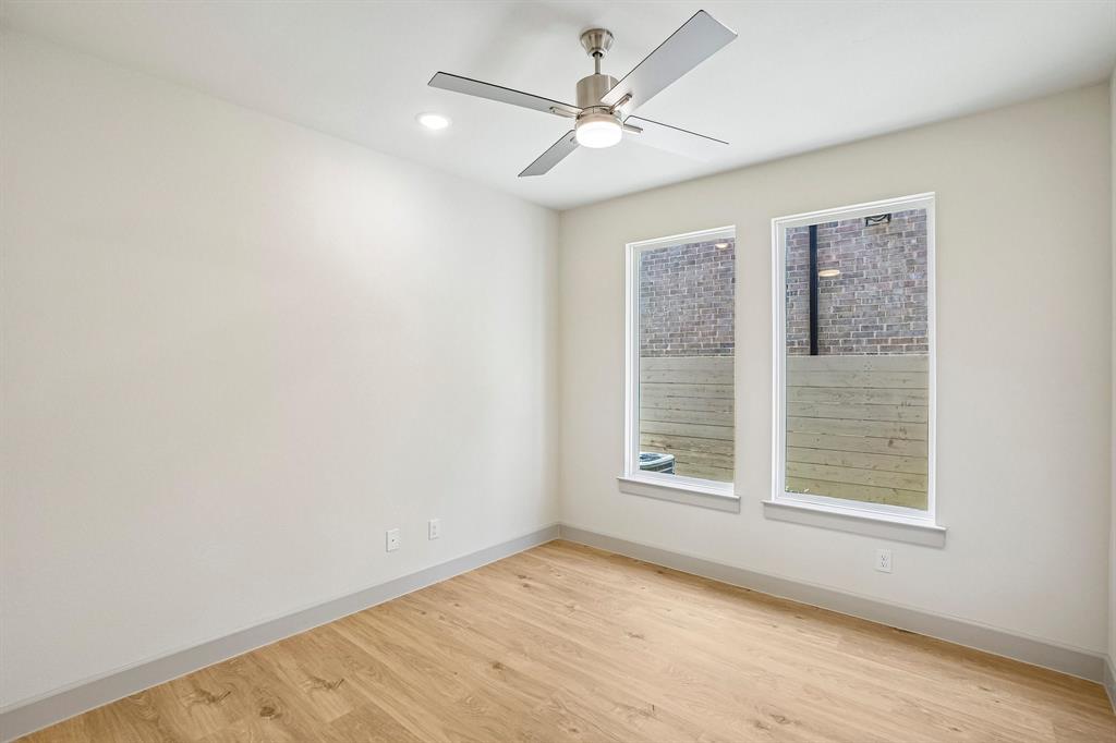 The professional working from home will appreciate this private, light filled home office.
