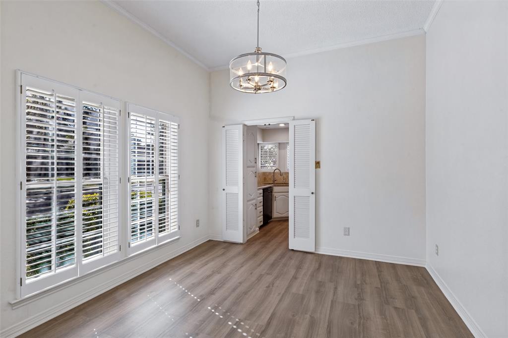 Large Dining Area off of the kitchen.