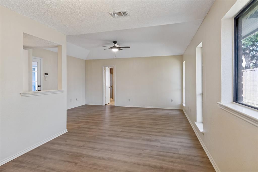 View from the sitting area which also has a large closet.