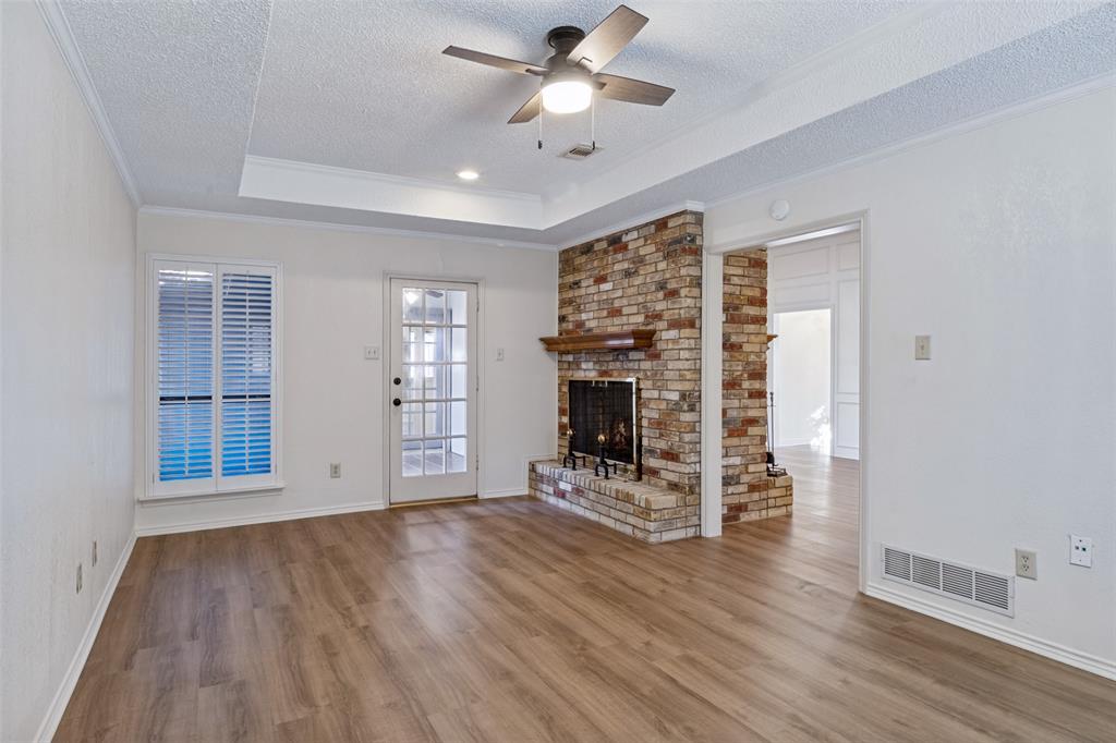 Second living area is spacious.