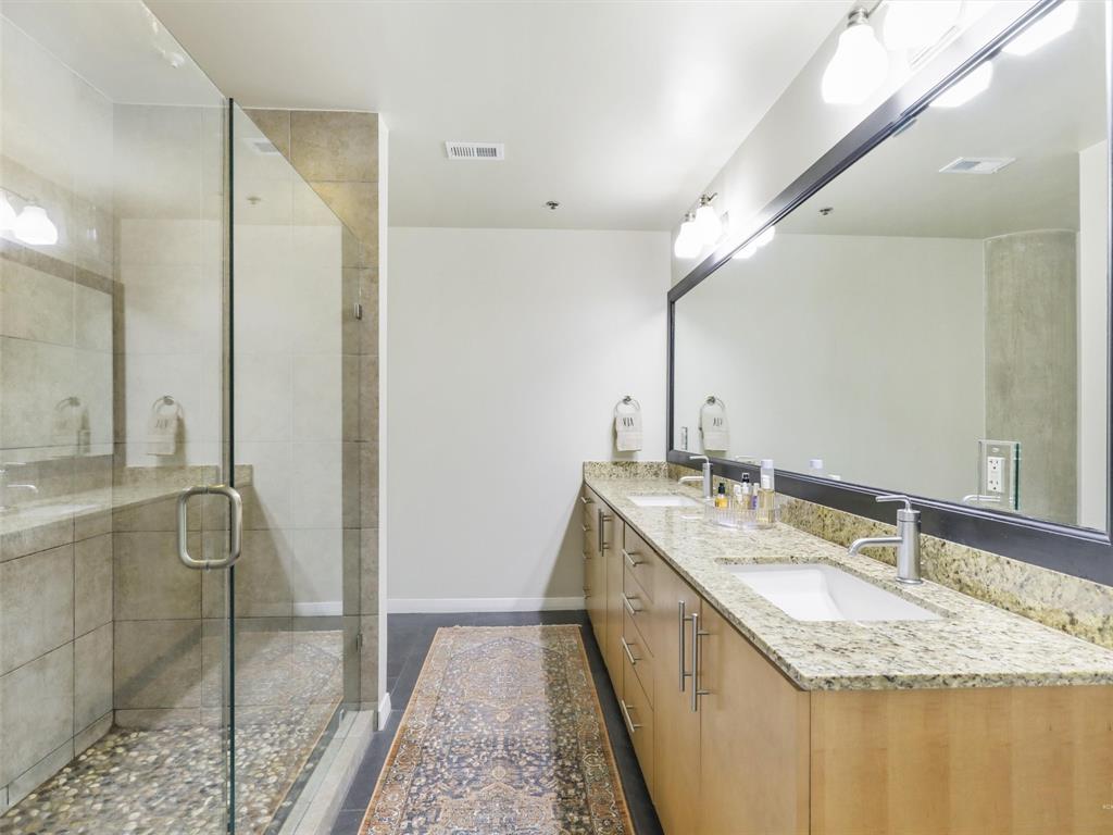 HUGE walk in shower and linen closet are greatfeatures in the primary bathroom