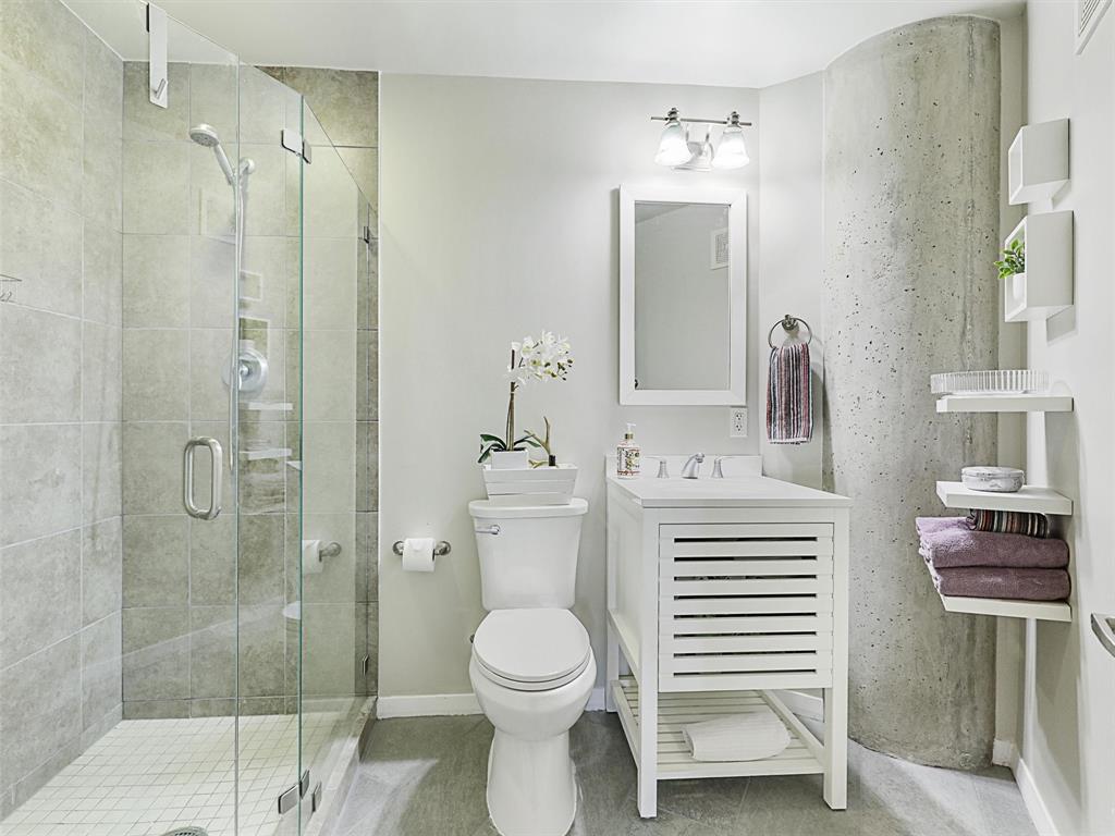 Full bath is located just off entry next to secondarybedroom