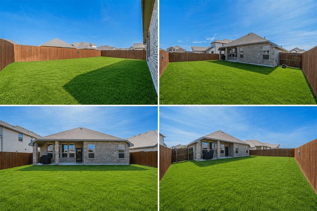 Exterior Photography. Representing the rear outdoor space and exterior envelope of the property