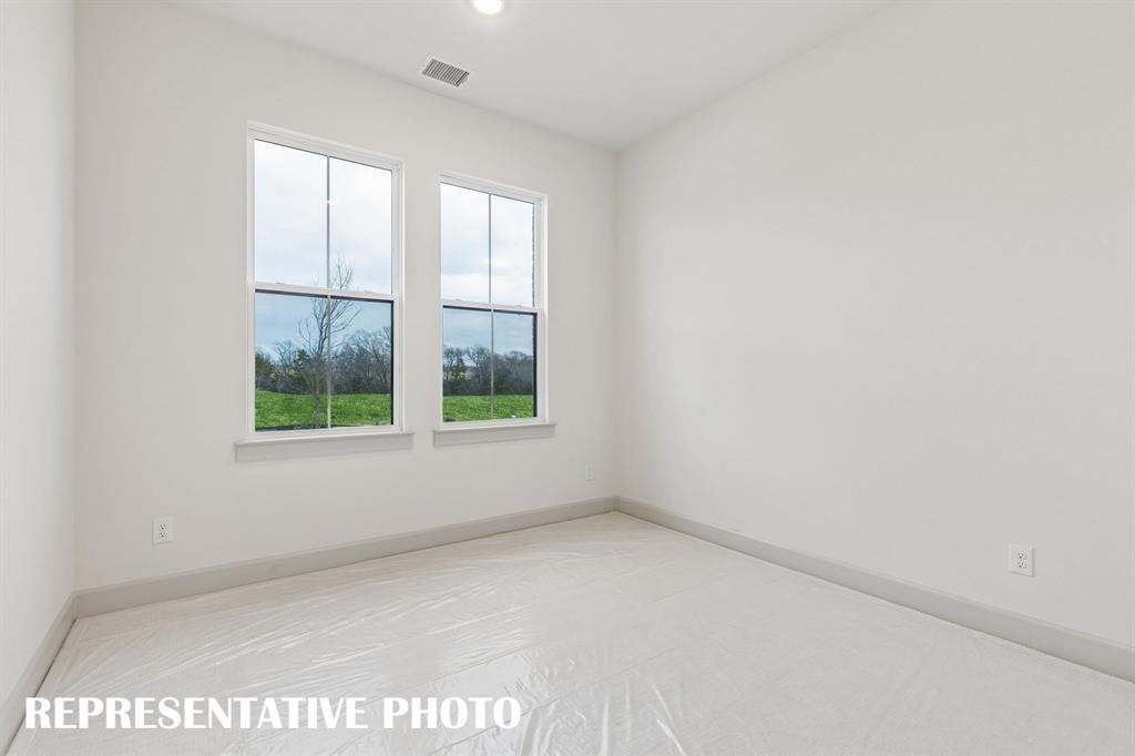 You'll find nicely sized secondary bedrooms in our Toulouse II plan.  REPRESENTATIVE PHOTO