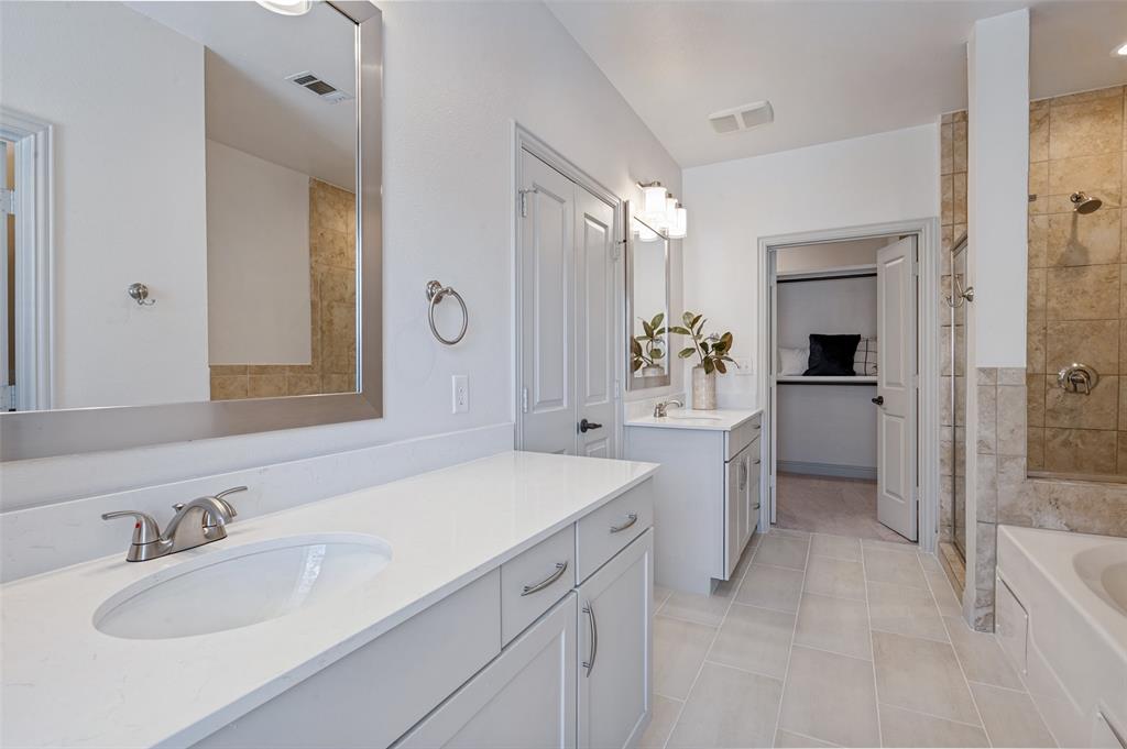 Primary Bath with Separate Counters