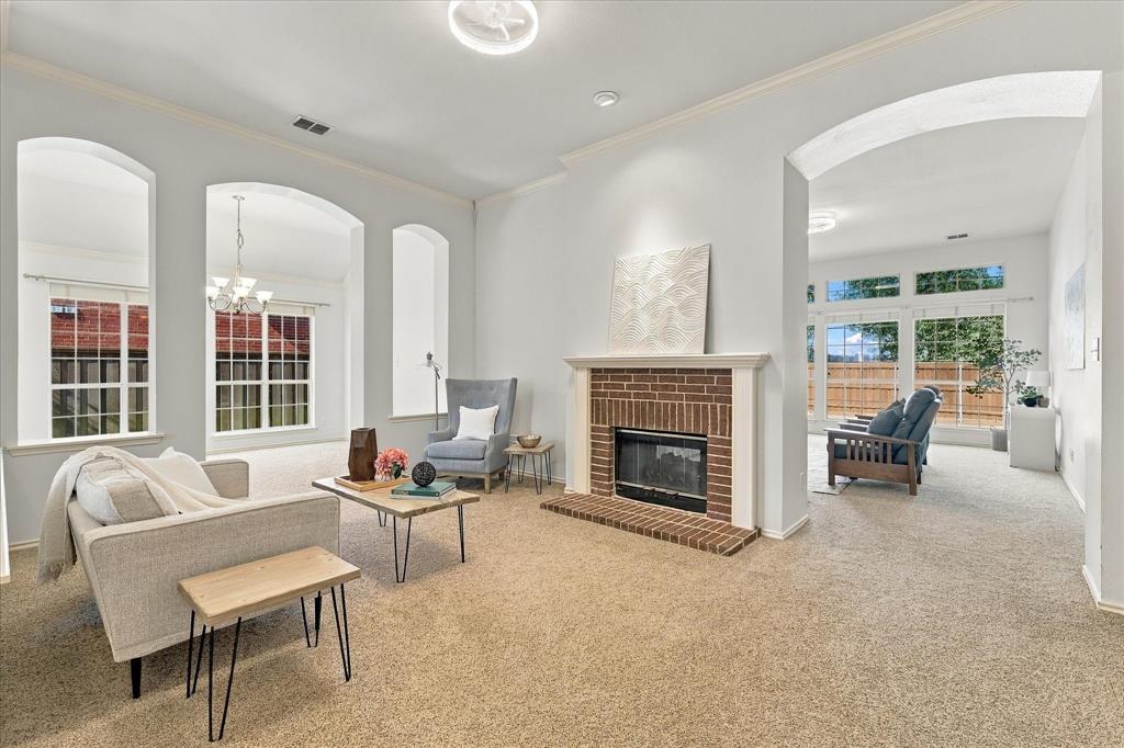 Open floorplan is ideal for work and play.