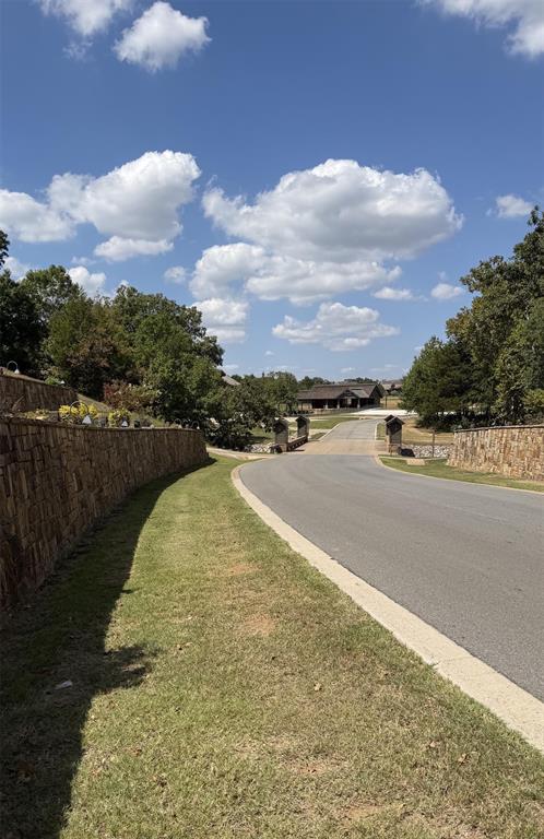 Drive up the stone lined streets to the amenities
