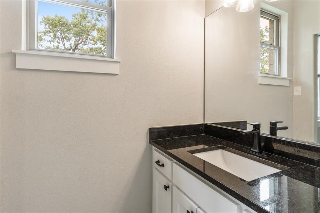 Jack-and-Jill bathroom between two bedrooms