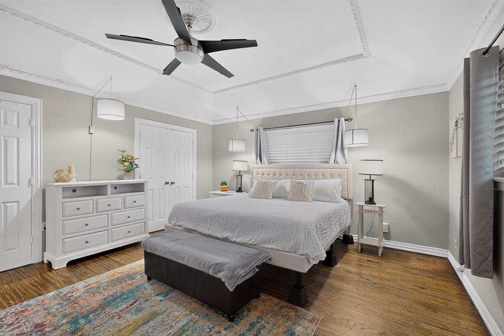 Oversized private primary bedroom and bath