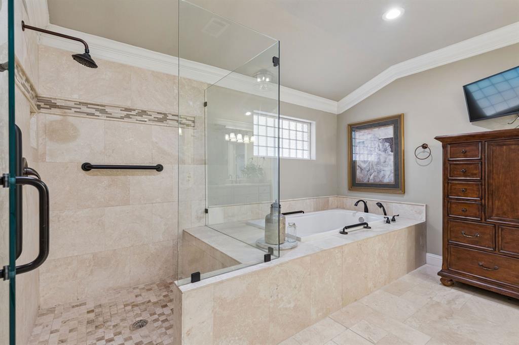 Primary Bathroom with Separate Walk in Shower