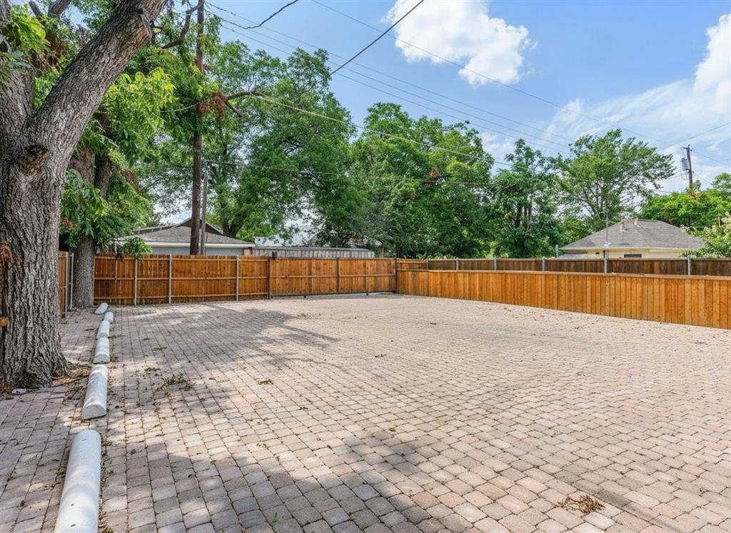 Gated parking area
