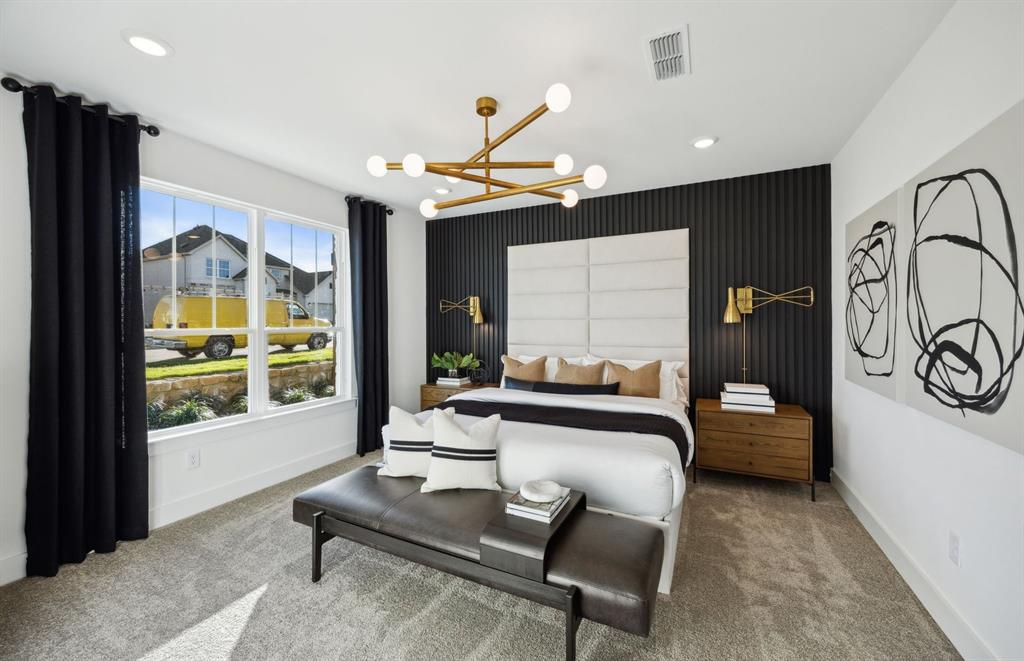 *Model Representation - Spacious owner's suite with private bath