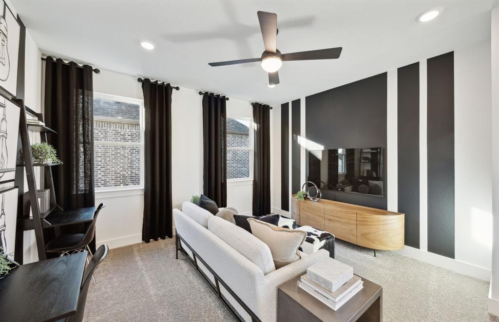 *Model Representation - Spacious loft on second level view 2