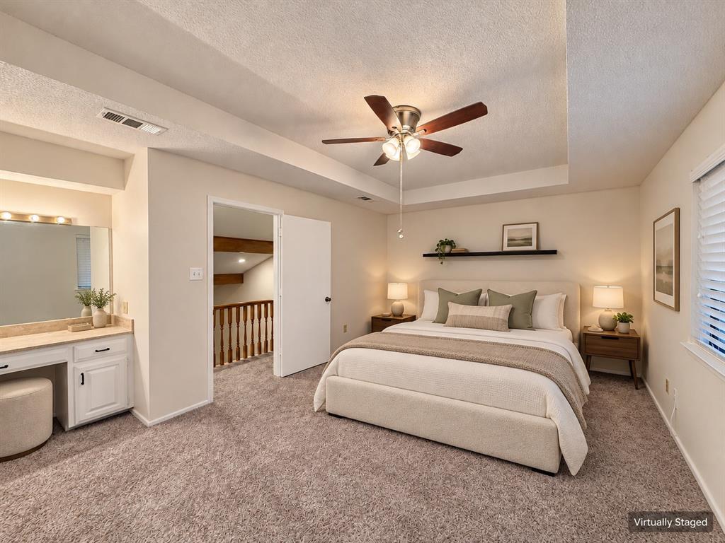Bedroom - Virtually staged