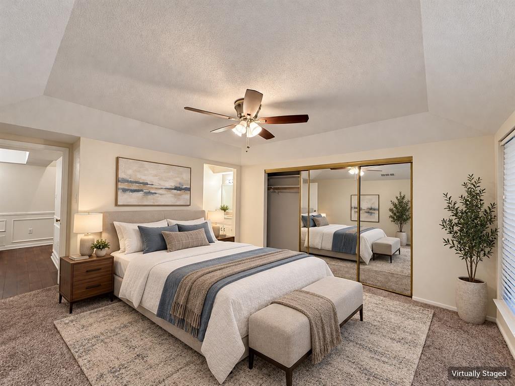 Bedroom - Virtually staged