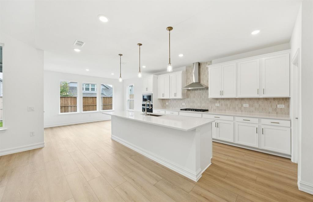 *Floorplan representation, not actual home - Dining area off kitchen with large windows