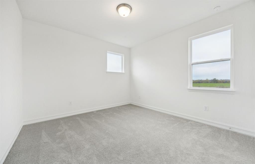*Floorplan representation, not actual home - Spacious secondary bedroom