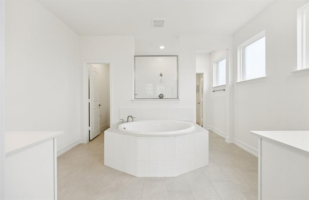 *Floorplan representation, not actual home - beautiful tub
