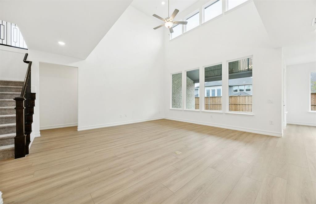 *Floorplan representation, not actual home - Gathering room with view of main living areas