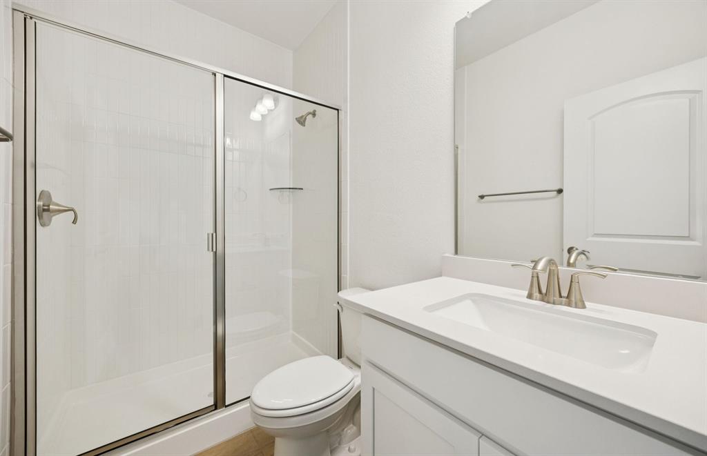 *Floorplan representation, not actual home - Spacious secondary bathroom