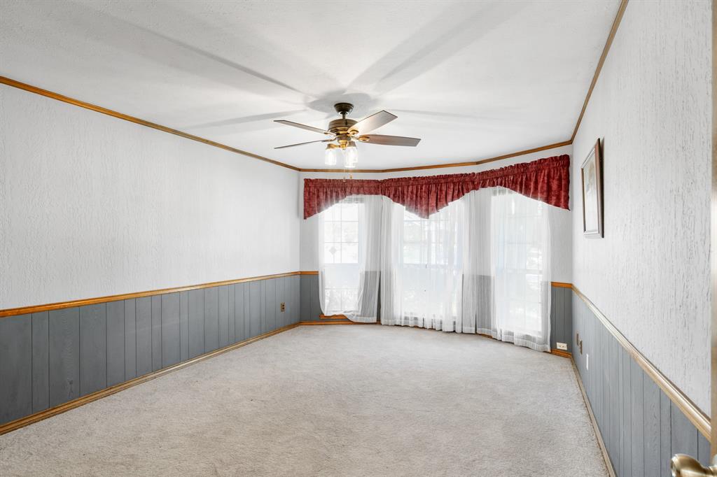 Secondary bedroom with attached bathroom. Great for an older teenager or mother in law suite.