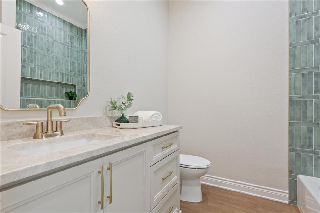 Guest hall bathroom