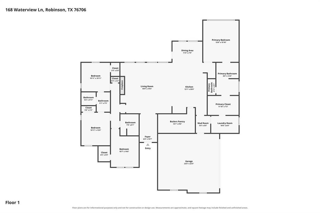 168 Water View Lane, Robinson, TX 76706
