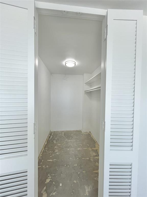 Master walk-in closet