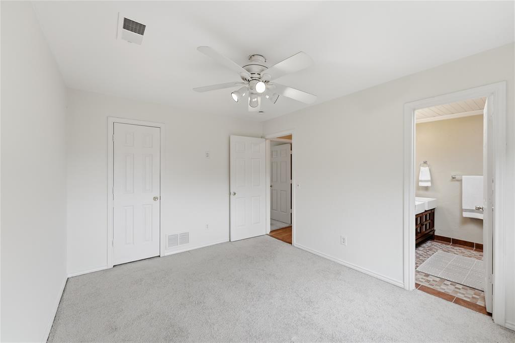 Bedroom that shares with 3rd bathroom upstairs.