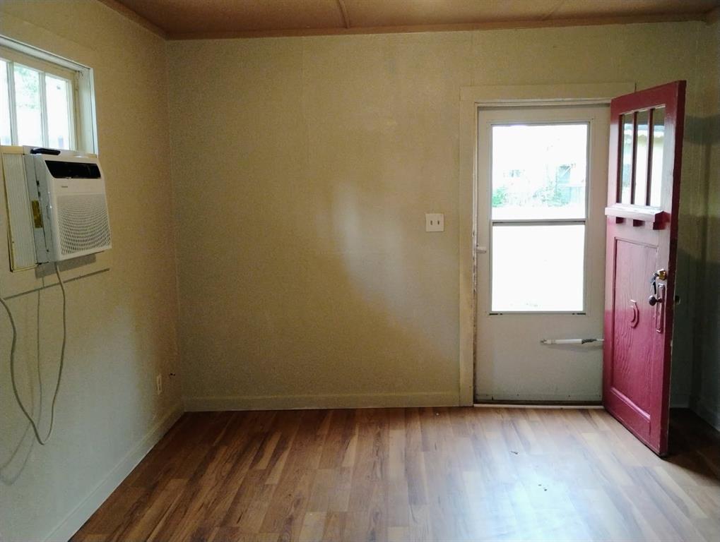Entrance to freshly painted living room