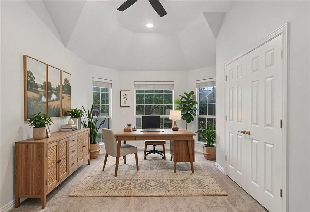 Staged for office - 4th bedroom at entrance