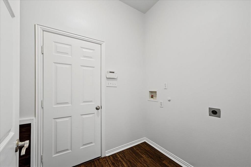 Garage entrance right off the laundry room