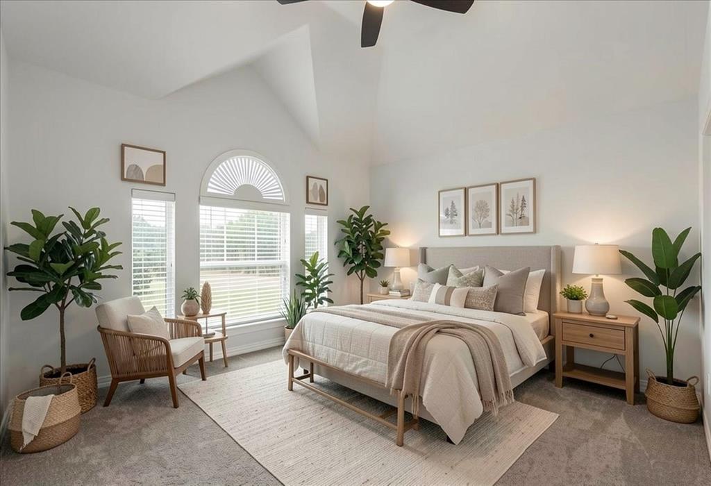 Bedroom 2 - staged