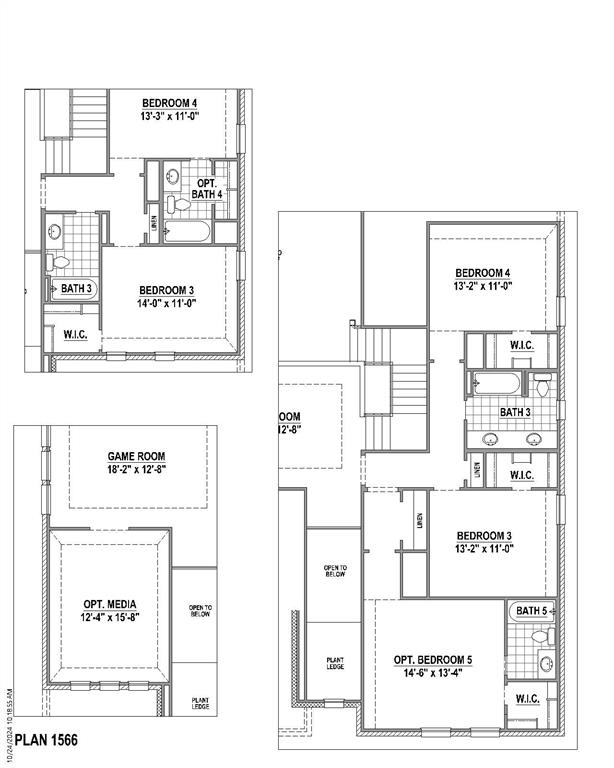 Floor plan options